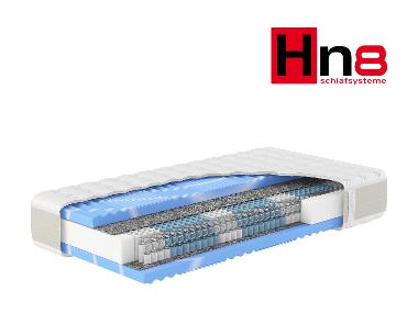 Hn8 Schlafsysteme Matelas à ressorts ensachés, 7 zones XXL Gelstar T-1000