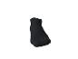 Une chaussette courte noire sur fond blanc.