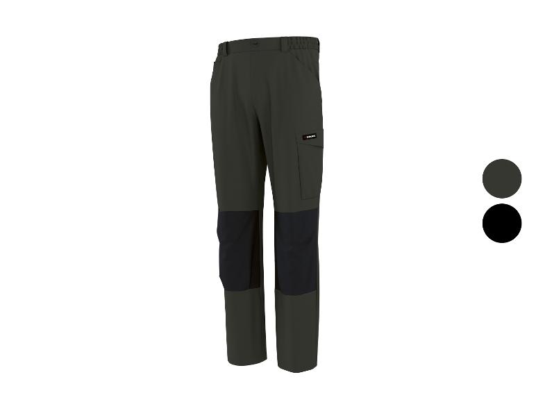 Pantalon de travail Parkside gris foncé et noir avec poche latérale