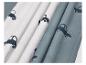 Tissu blanc et gris-bleu avec motif de voitures