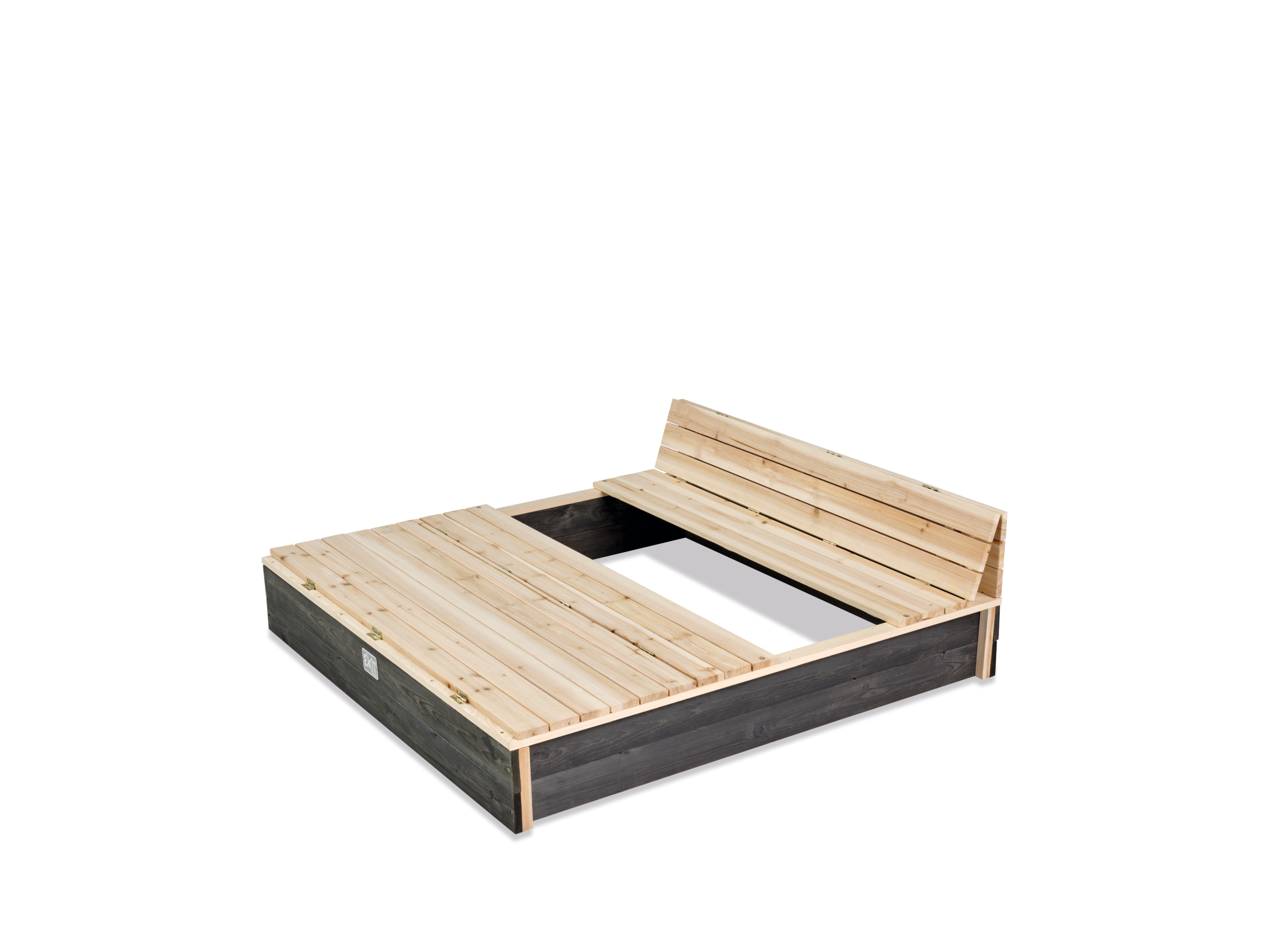 Exit Toys Bac à sable en bois, Aksent (136 x 132 cm)