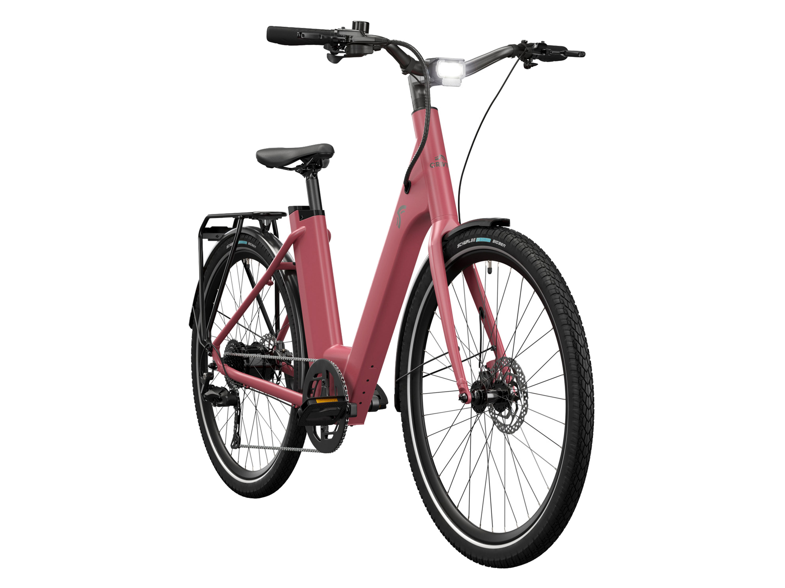 CRIVIT Vélo Électrique Urbain Shimano Y.3 (rose)