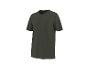 T-shirt Henley vert foncé à manches courtes pour homme
