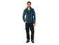Pull en maille pour homme avec fermeture éclair et pantalon de travail noir