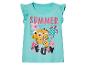 Haut turquoise pour enfant avec Nemo et tortues, thème estival.