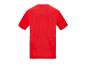 T-shirt rouge uni, vue arrière.