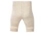 Pantalon bébé beige avec taille élastique et revers