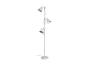 Lampadaire blanc avec trois spots réglables