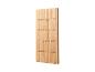 Panneau acoustique en bois avec design à lattes