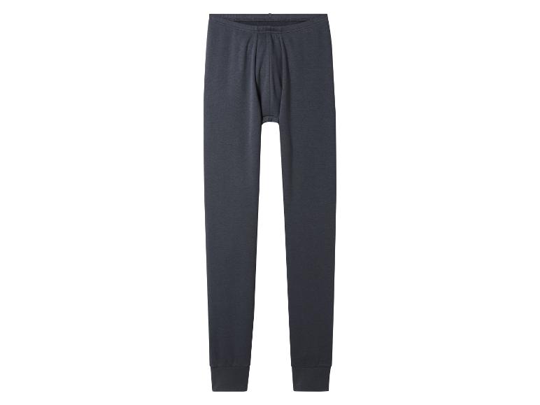 Legging thermique gris foncé pour homme sur fond blanc.