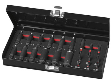 PARKSIDE PERFORMANCE® Set de douilles et embouts pour clé à choc PSS 21 A1