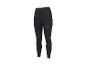 Legging de sport noir pour femme avec taille haute et cordon de serrage ajustable.