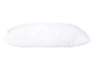 Un oreiller blanc matelassé.
