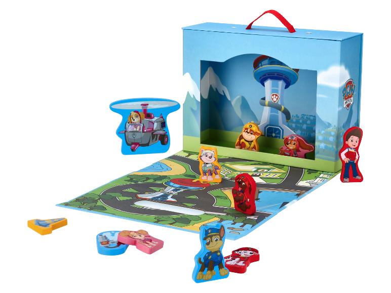 Ensemble de jeu Pat' Patrouille avec figurines et tapis de jeu pliable.