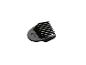 Sabot de tondeuse noir avec marquage 5 mm