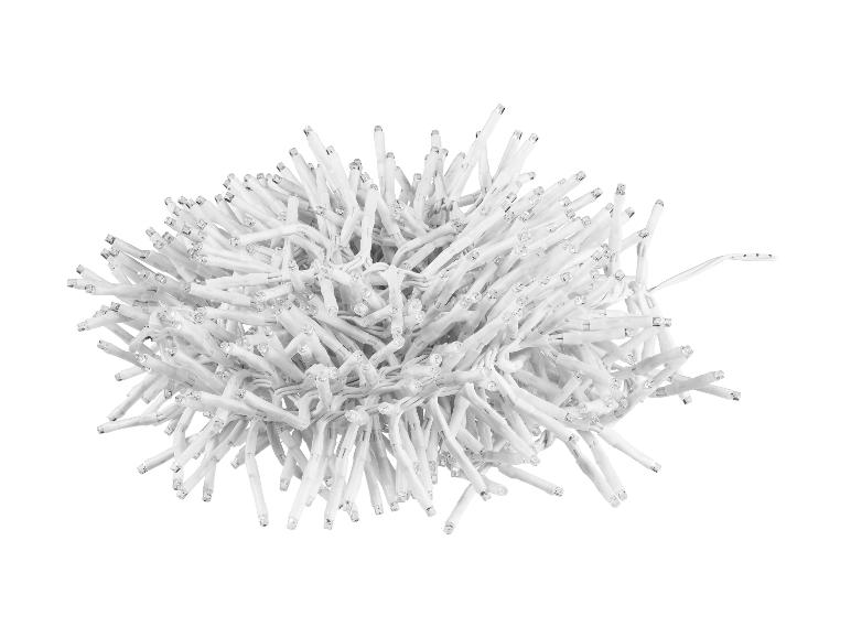 Guirlande lumineuse LED blanche, emmêlée