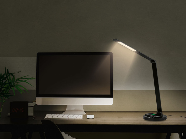 Aller en mode plein écran : LIVARNO home Lampe de bureau LED avec surface de charge, 6,2 W - Image 16