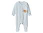 Combinaison bébé bleu clair avec motif ours.