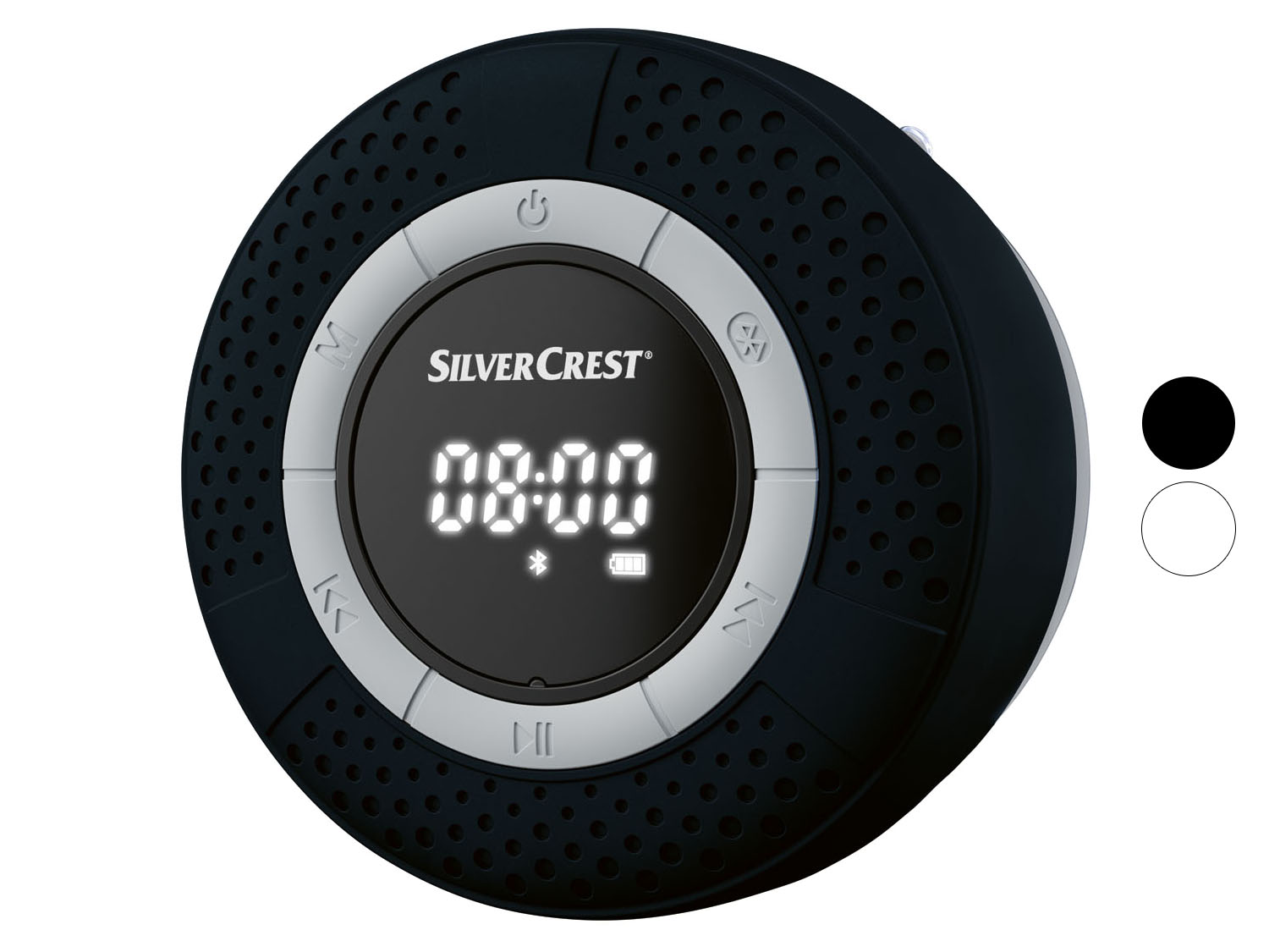 SILVERCREST® Enceinte Bluetooth® pour salle de bain SBL 3 D2, avec ventouse