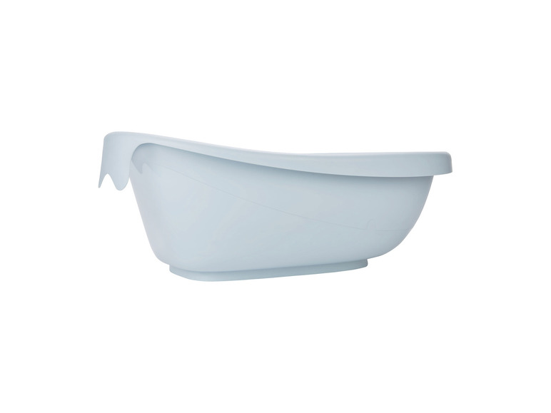 Une baignoire pour bébé bleu clair.