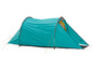Une tente de camping bleue Outwell