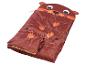 Sac de couchage enfant en forme de loutre, marron.