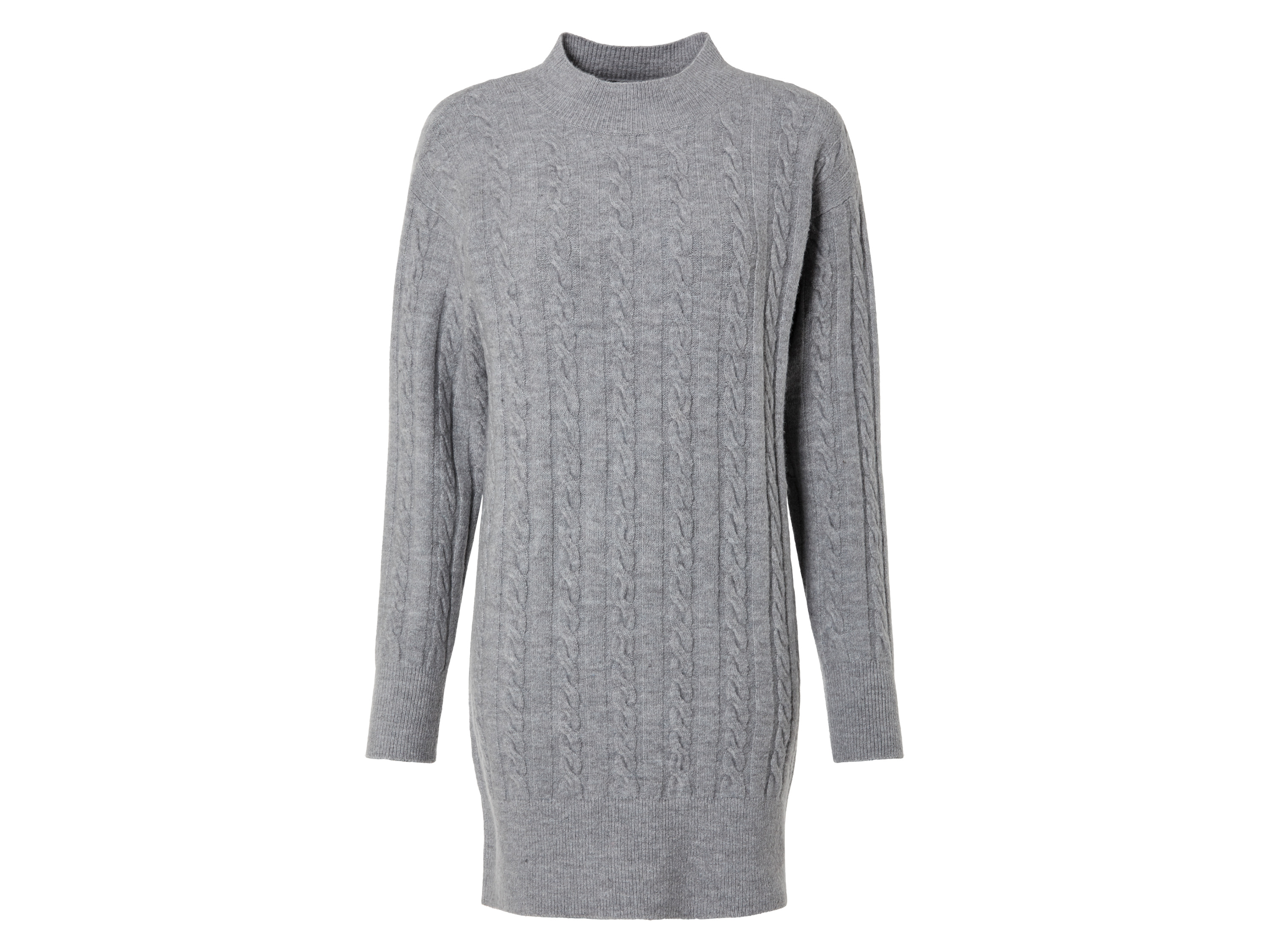 esmara® Robe pull femme (L (44-46), gris)