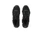 Deux chaussures de randonnée noires à lacets.