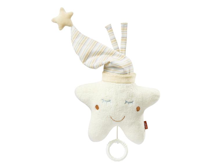 Boîte à musique Fehn en forme d'étoile endormie avec bonnet de nuit