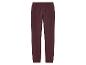 Pantalon de jogging bordeaux avec taille élastique.