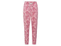 Pantalon de survêtement rose avec motif tie-dye.