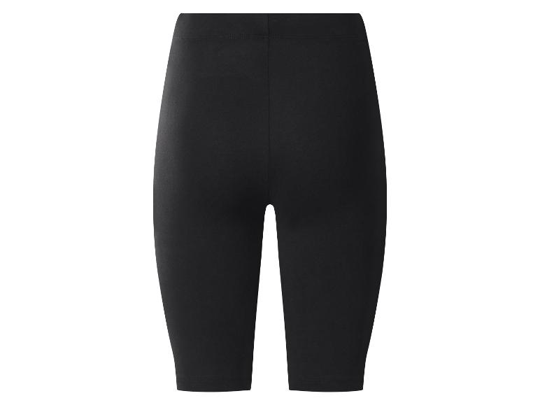 Short cycliste noir taille haute pour femme