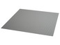 Une plaque de base grise pour les briques LEGO.