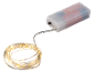 Guirlande lumineuse à LED avec boîtier de piles transparent
