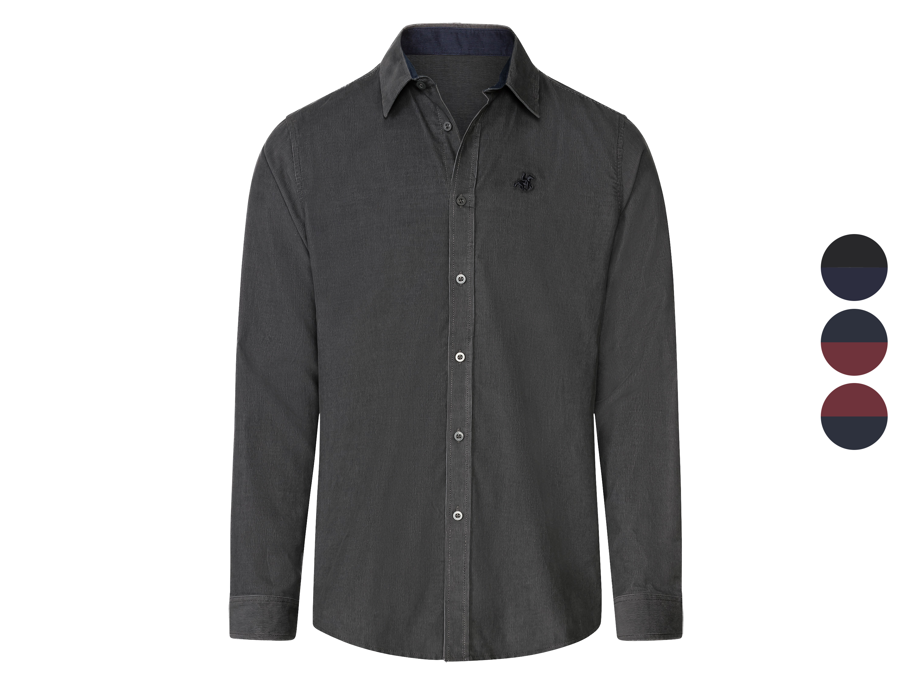 LIVERGY® Chemise homme en velours côtelé homme