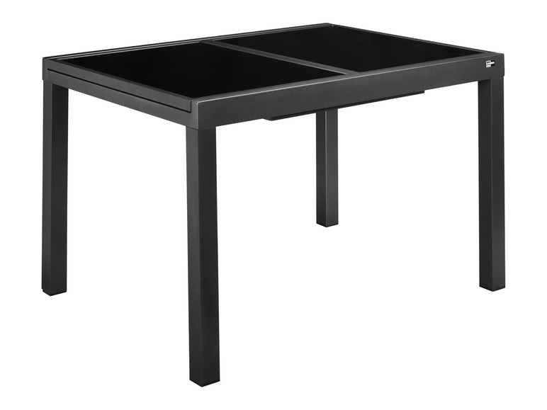 Aller en mode plein écran : LIVARNO home Table de jardin extensible en aluminium Houston, noir - Image 1