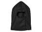 Une cagoule noire avec un trou pour les yeux.