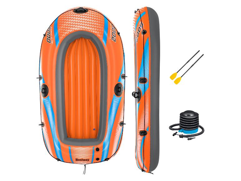 Bateau pneumatique Bestway Condor Elite 2000, rames et pompe inclus.