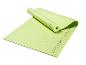 Tapis de yoga vert JetteSport, partiellement roulé