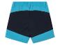 Short bleu et bleu marine avec taille élastique.