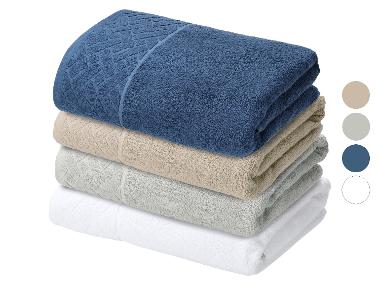 LIVARNO® Serviette de douche ou drap de bain en éponge