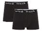 Deux boxers noirs Reebok.