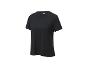 T-shirt noir Crivit à manches courtes pour femme.