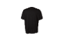 Un t-shirt noir, vue de dos.
