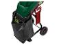 Broyeur de végétaux avec sac de récupération des déchets verts et roues