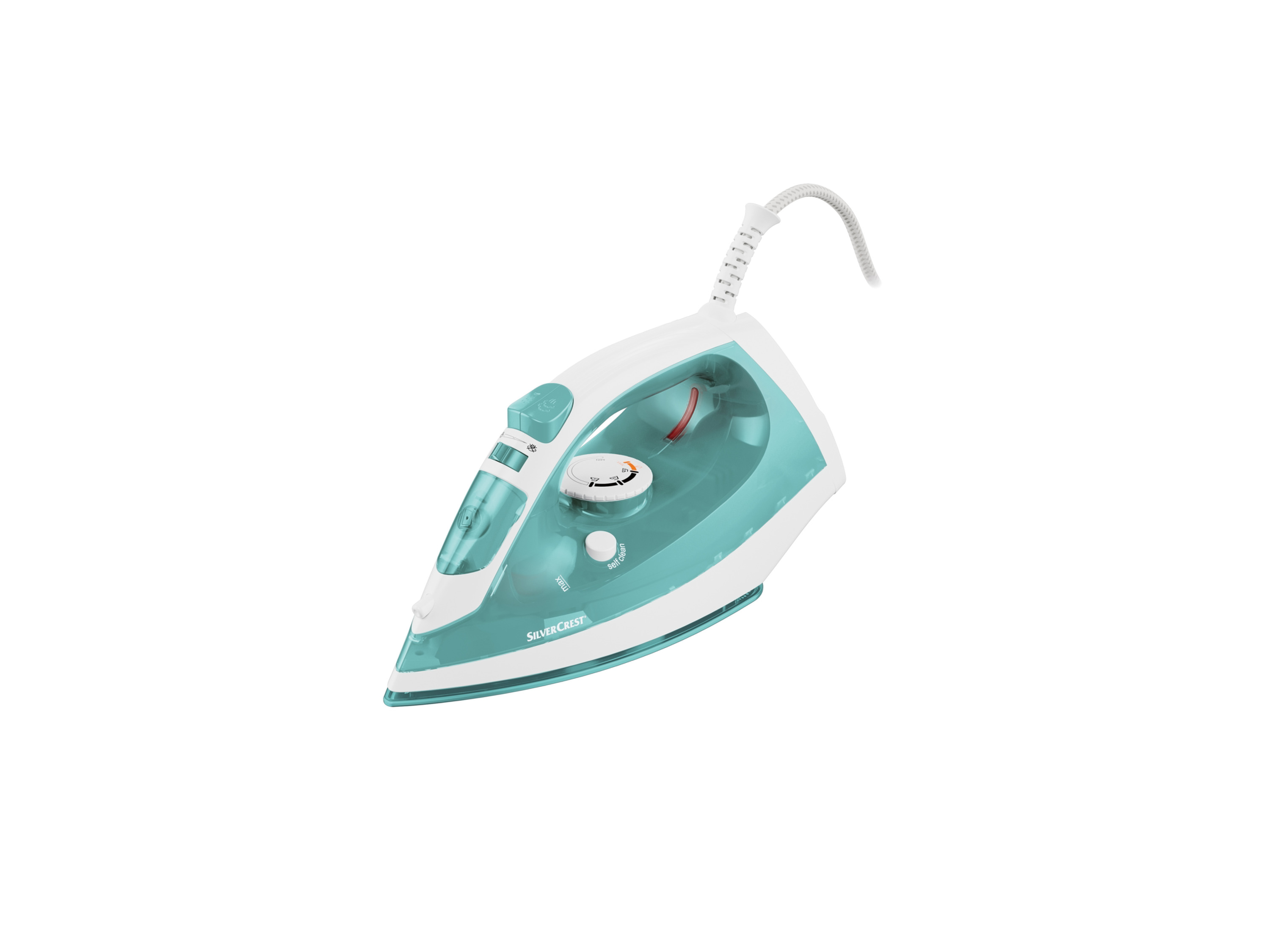 SILVERCREST® Fer à repasser SDB 1600 B4  (blanc/menthe)