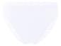 Culotte blanche avec bordure en dentelle.