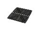 Un grille-pain noir pour faire des toasts triangulaires.