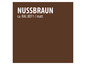 Nuancier RAL 8011, finition mate, couleur 'Nussbraun'