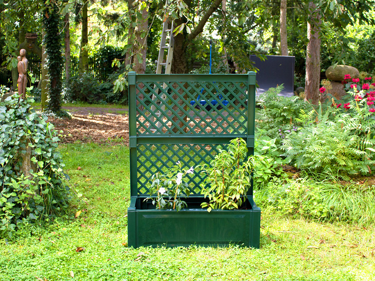 Aller en mode plein écran : KHW Bac à fleurs avec trellis, 110 L - Image 36